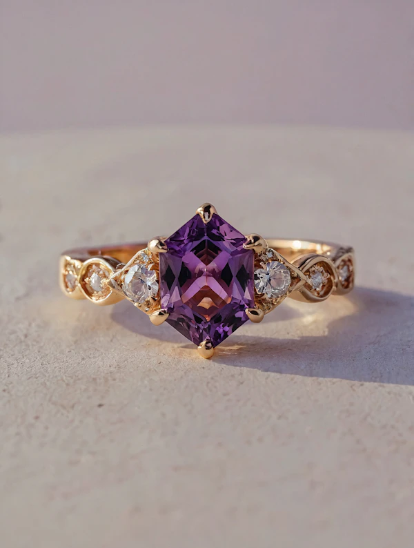 Elegant Amethyst Ring