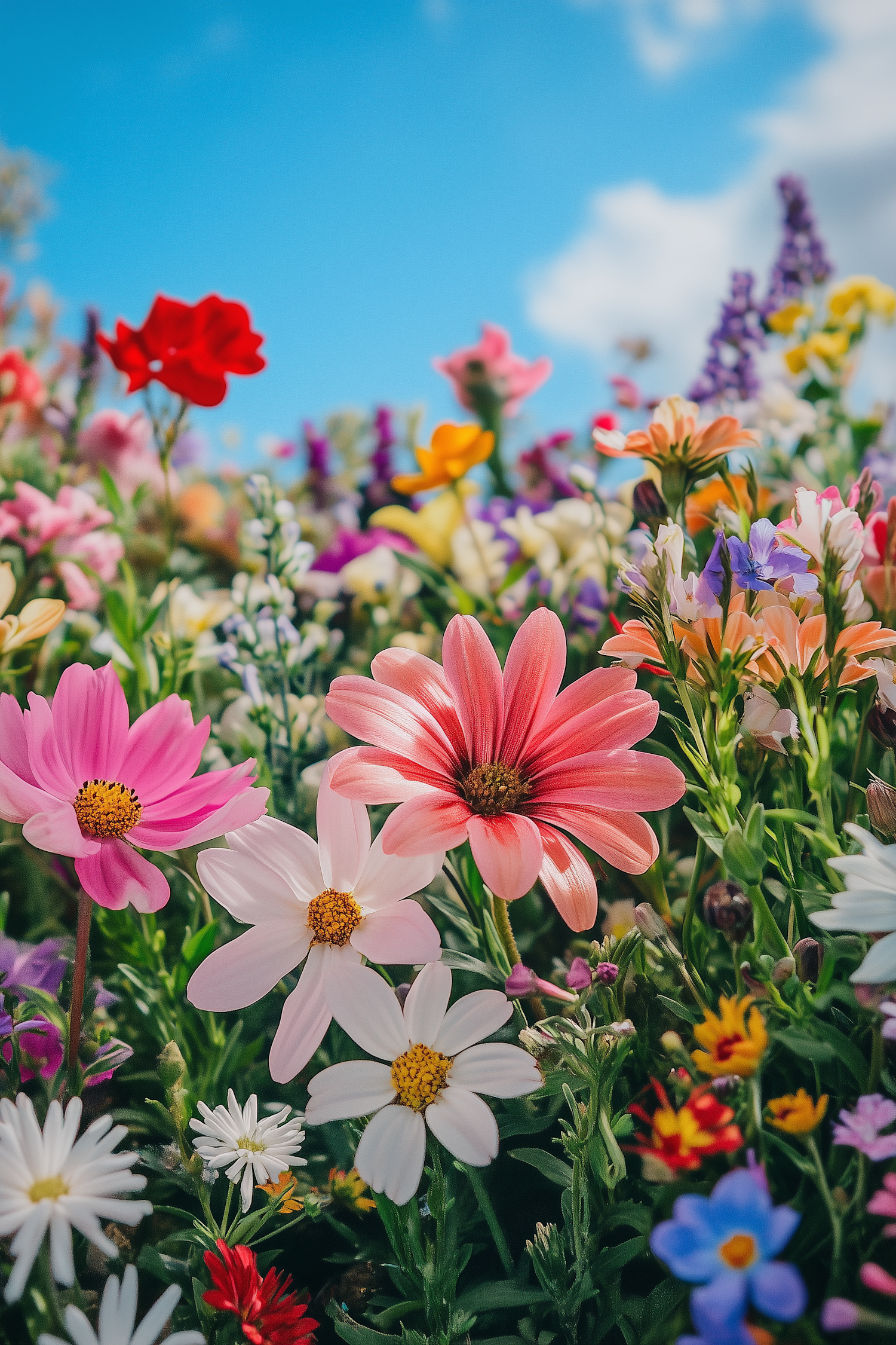 Vibrant Blooming Flowers