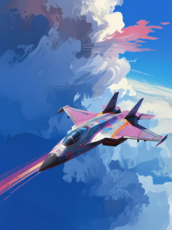 Futuristic Fighter Jet