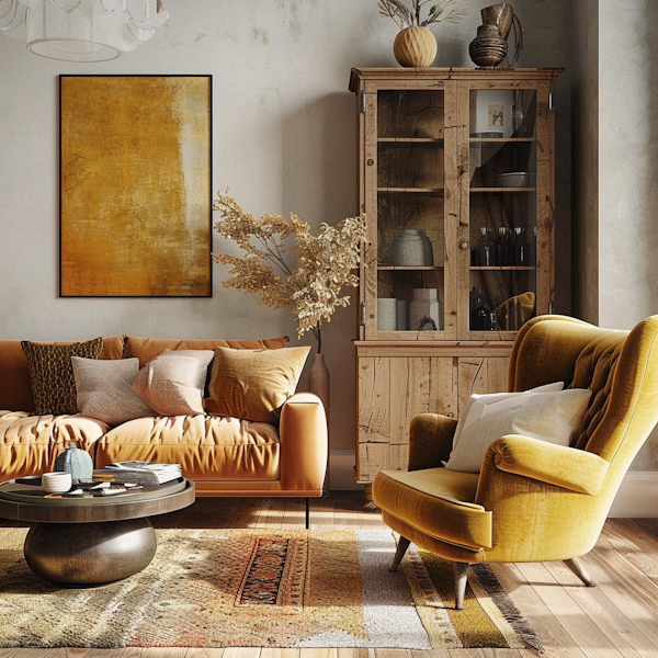 Autumnal Living Room Decor