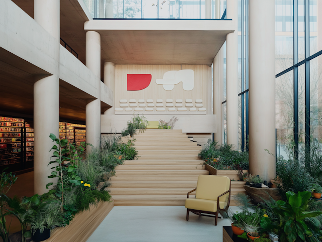 Modern Interior with Greenery and Art