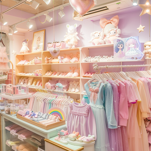 Children's Retail Store with Pastel Colors