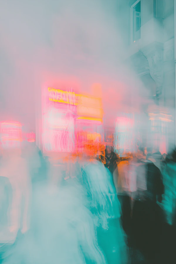 Neon City Nightscape