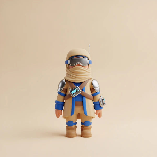 Futuristic Desert Nomad