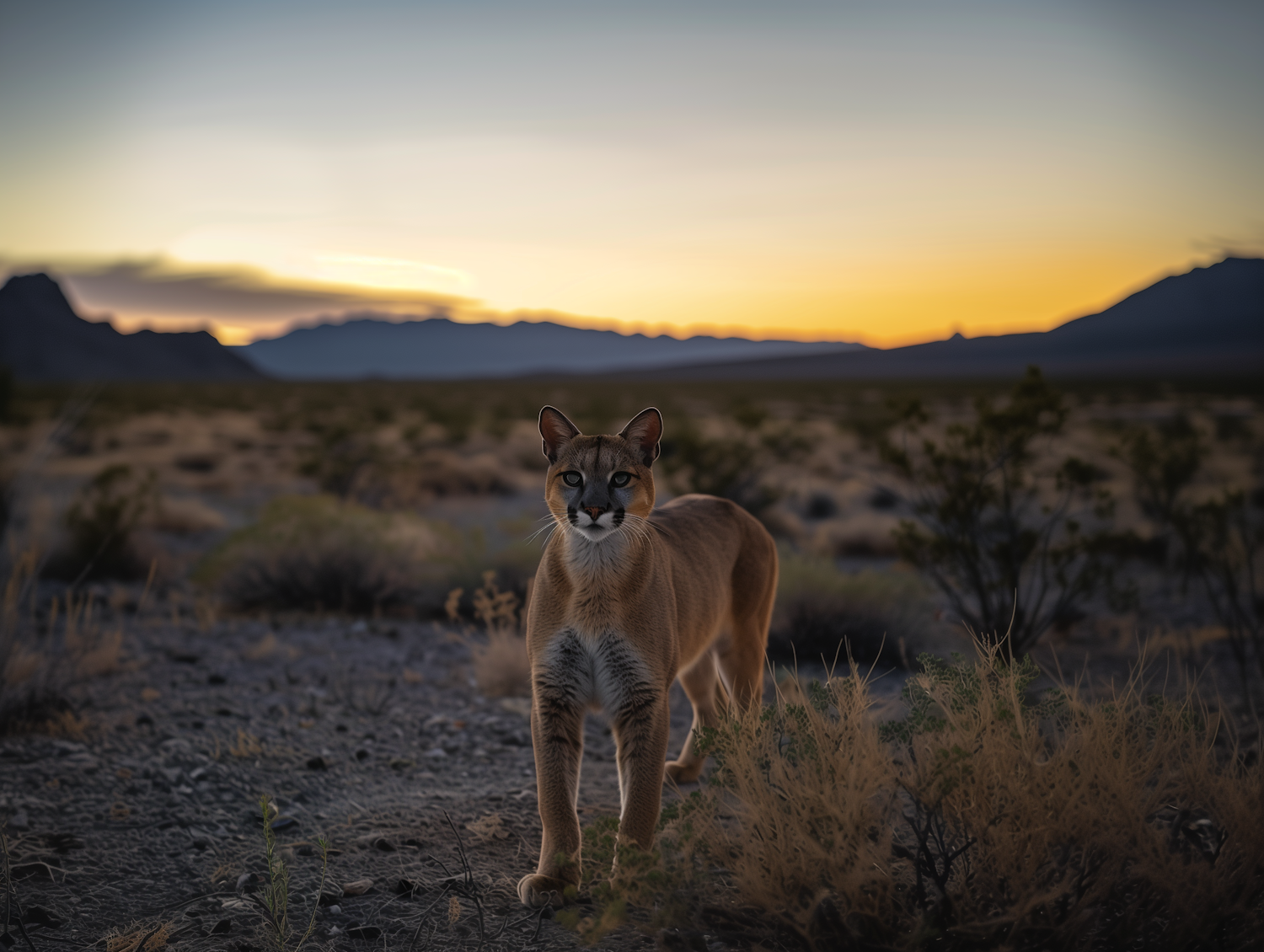 Sunrise/Sunset Mountain Lion