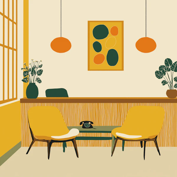 Cozy Retro Interior