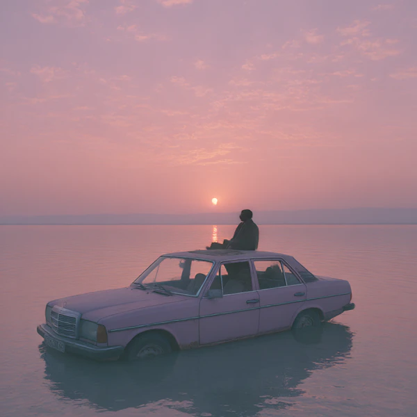 Sunset Reflection Scene
