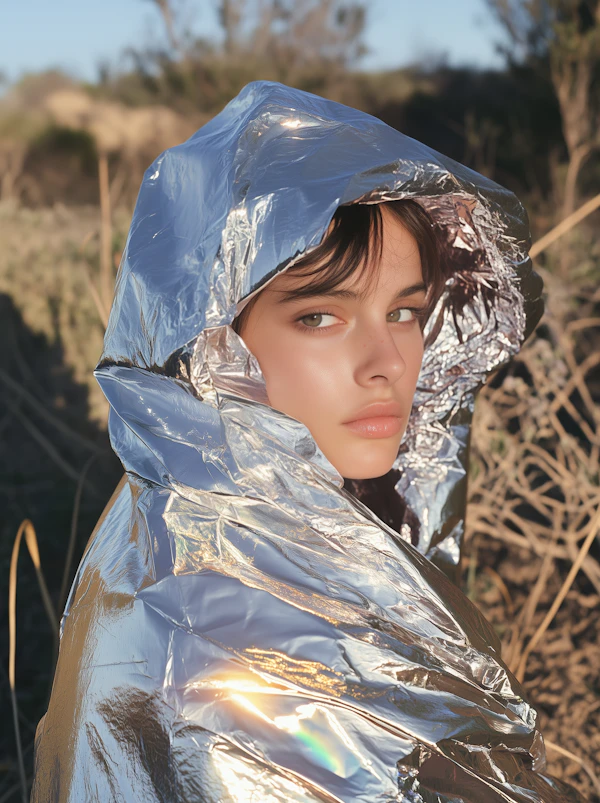 Reflective Outdoor Portrait