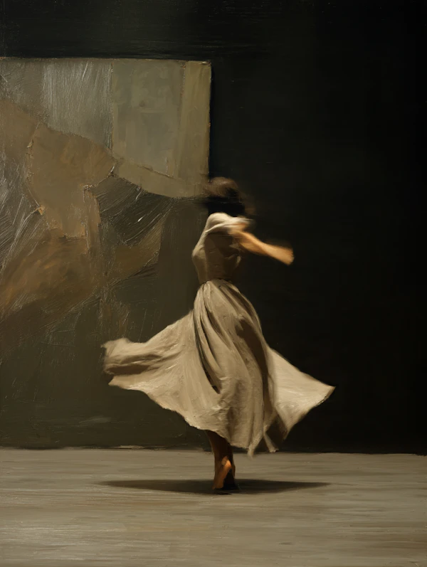 Woman in Motion Art