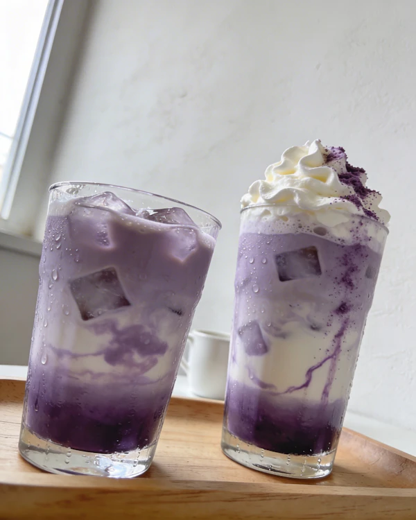 Layered Purple Drinks
