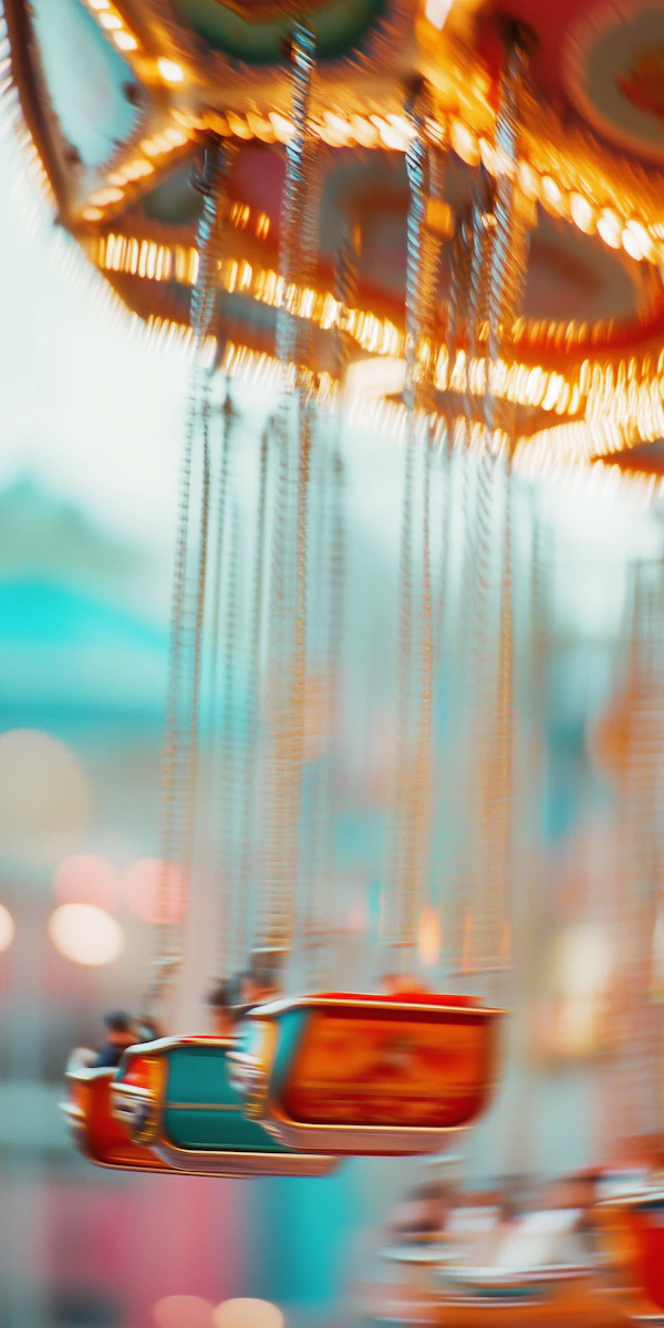 Carousel Swing Ride in Motion