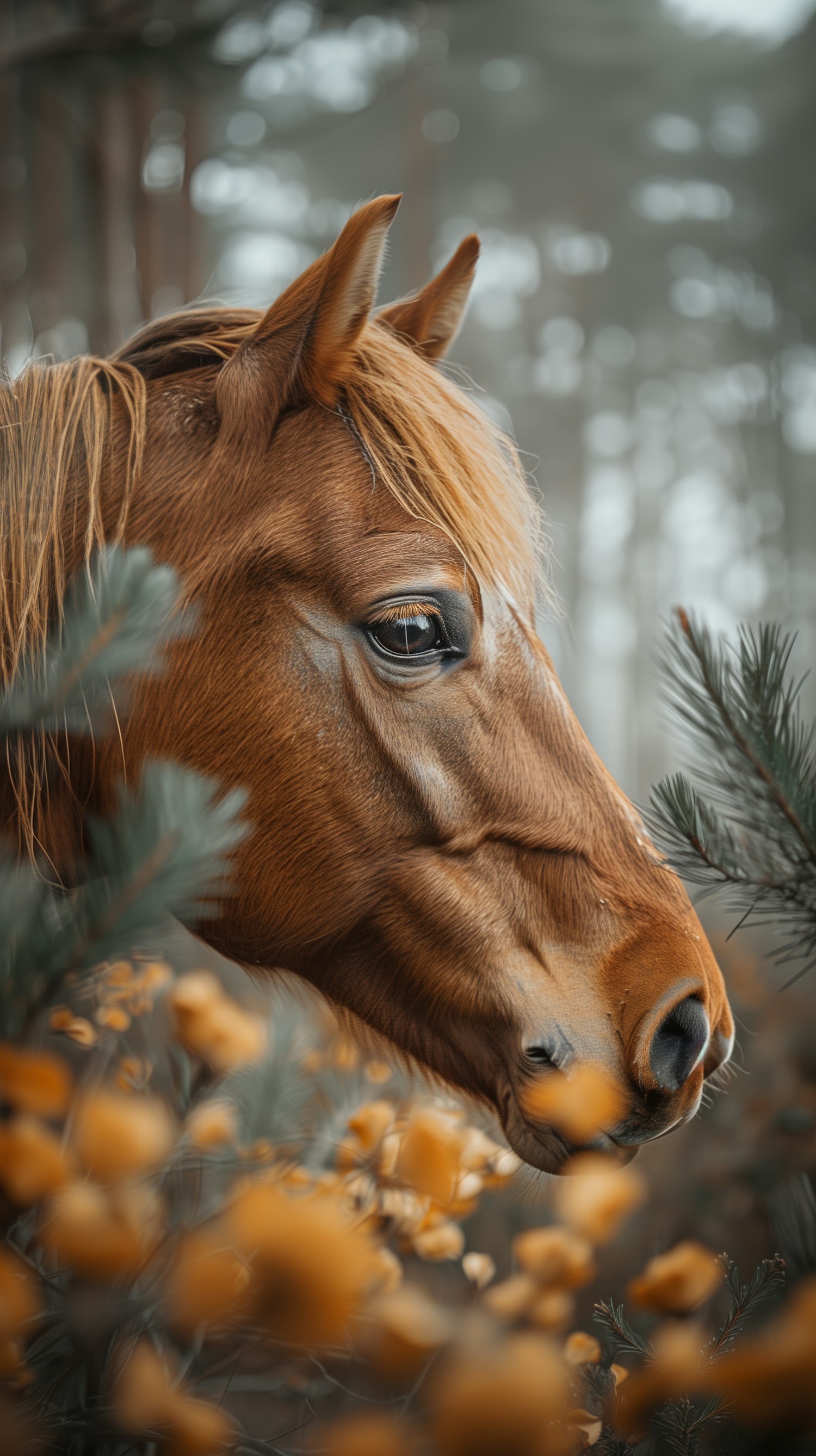 Serene Horse Close-Up