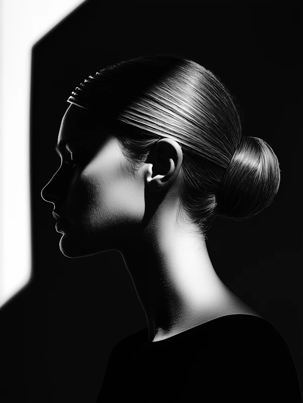 Elegant Profile Portrait
