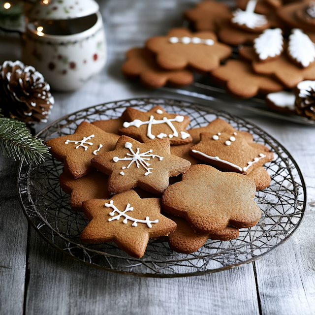 Festive Gingerbread Cookies