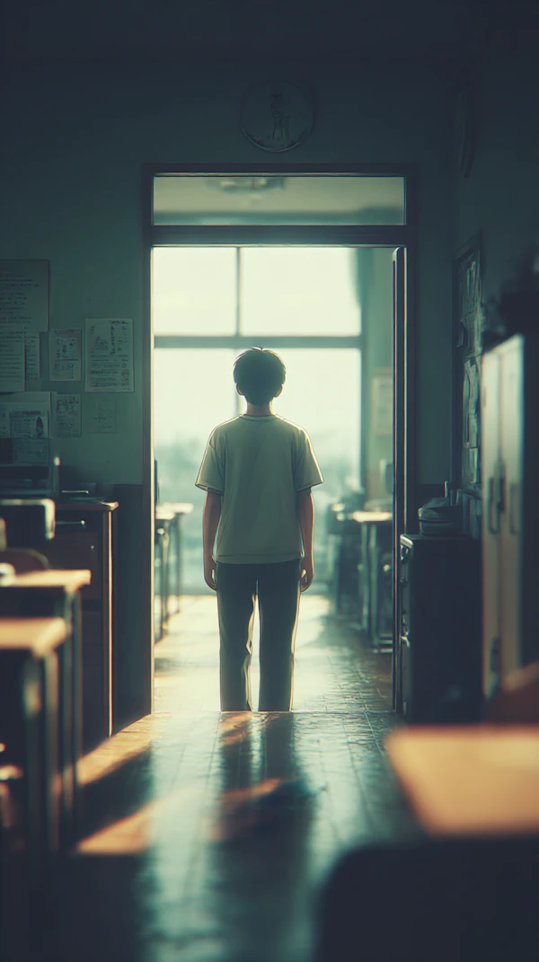 Contemplative Classroom Scene