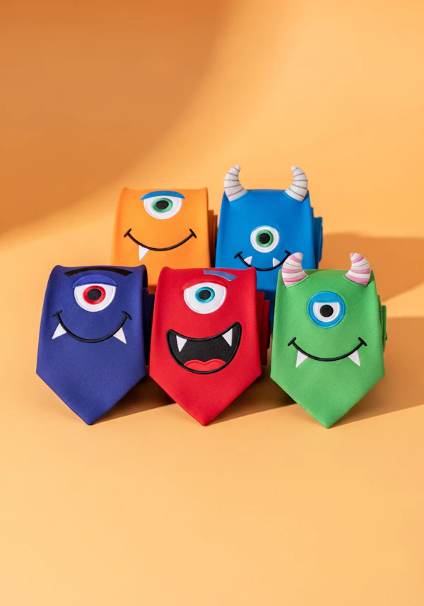 Colorful Monster Ties