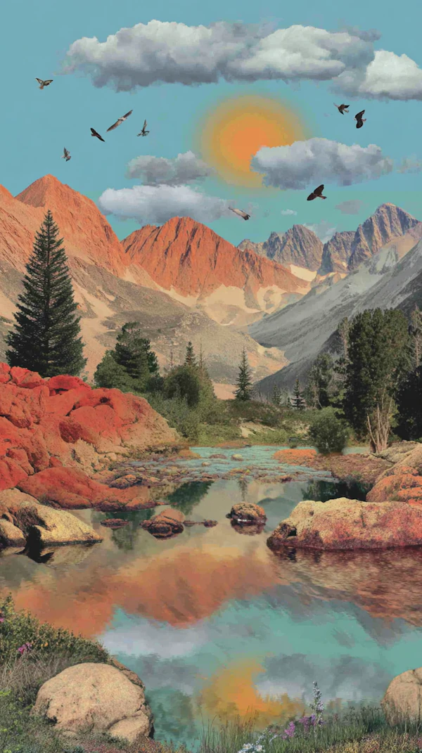 Serene Mountain Scene