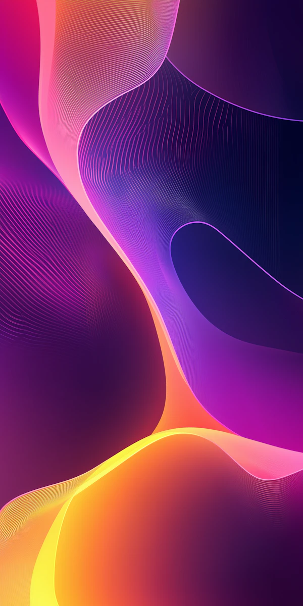 Vibrant Abstract Waves