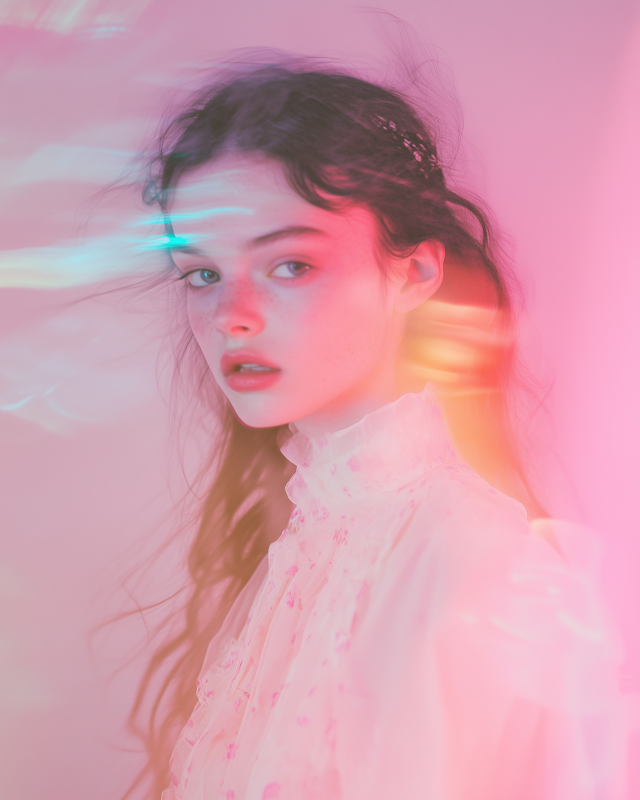 Ethereal Portrait of a Young Woman