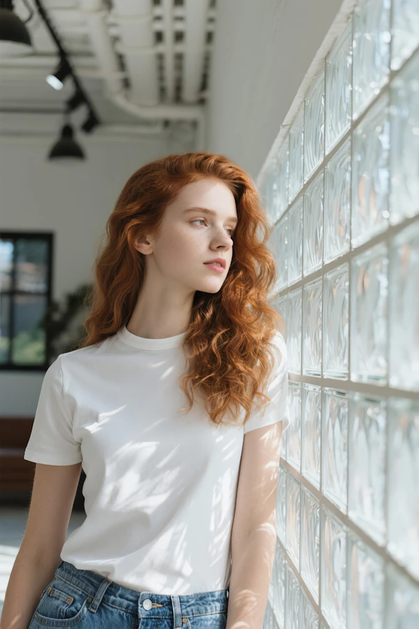 Woman in Modern Interior