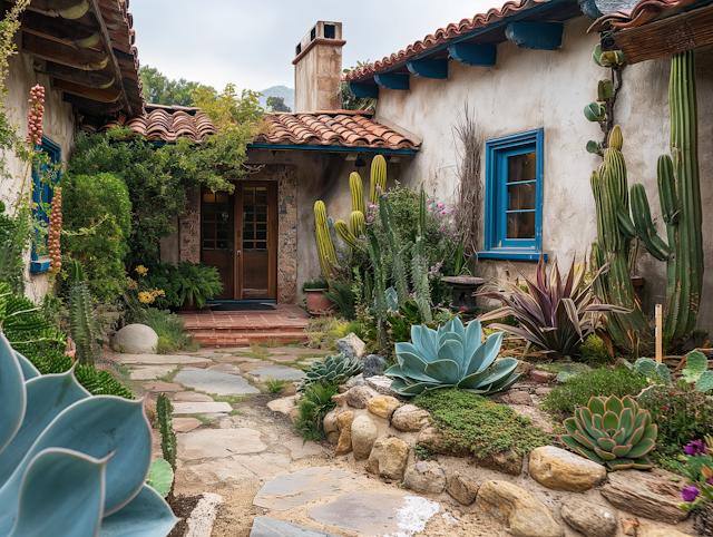 Rustic Home with Garden