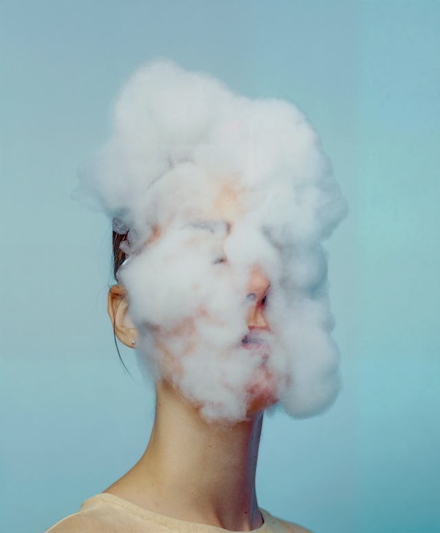 Mysterious Cloud-Enveloped Woman