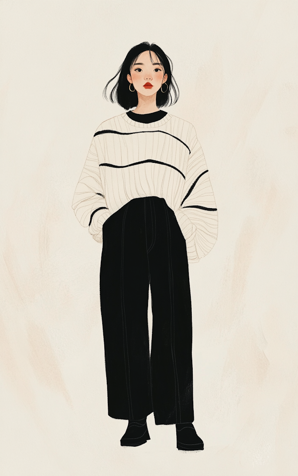 Stylized Female Illustration