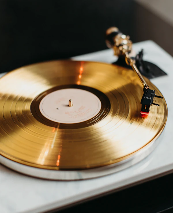 Golden Vinyl Record