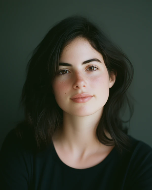 Serene Portrait of a Young Woman