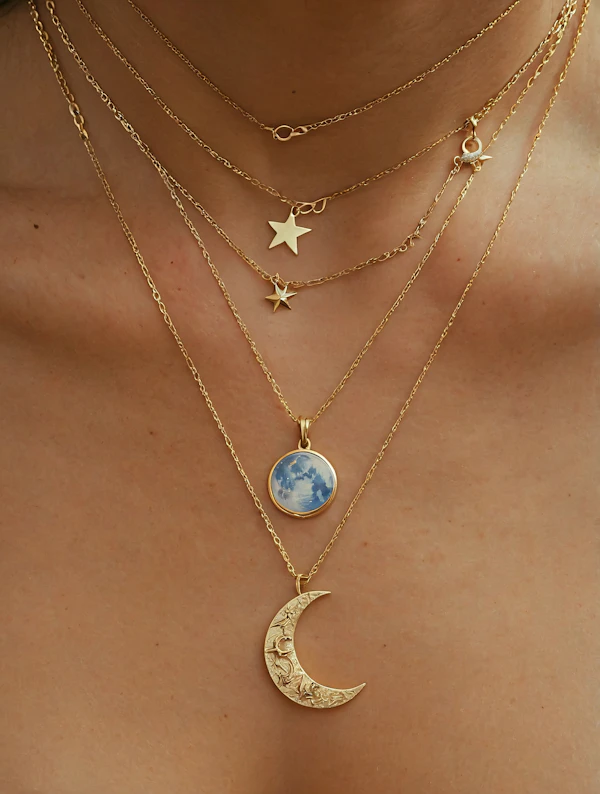 Celestial Jewelry Close-Up