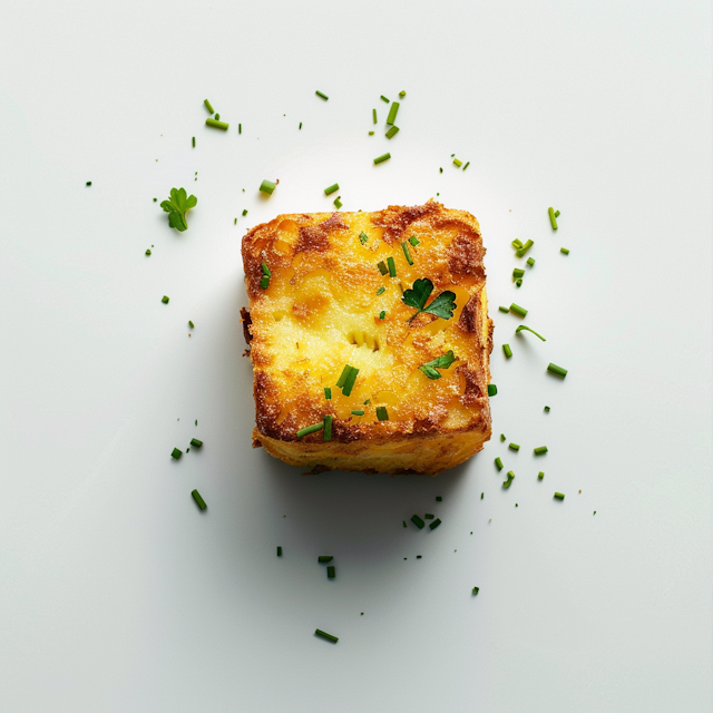 Golden-Brown French Toast with Garnishing