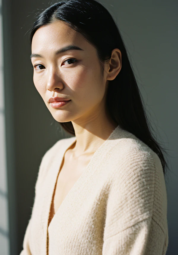Portrait in Beige Sweater