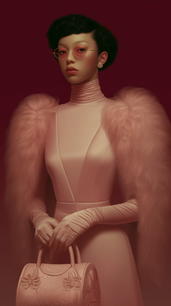 Vintage Elegance Portrait