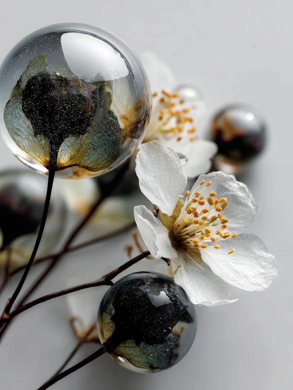 Floral Glass Harmony