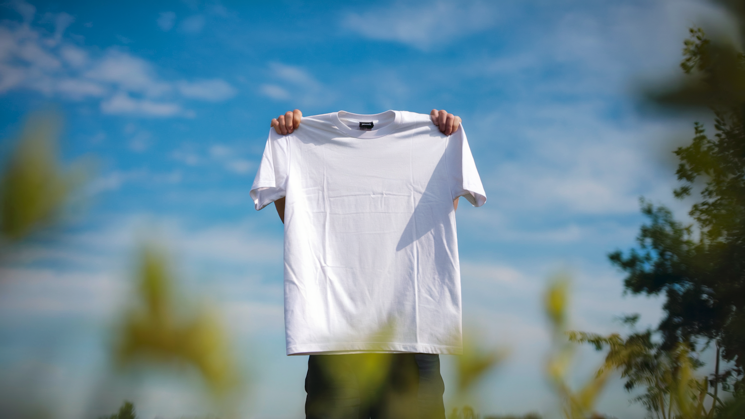 T-shirt Against Blue Sky