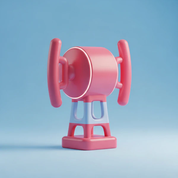 Stylized 3D Sculpture