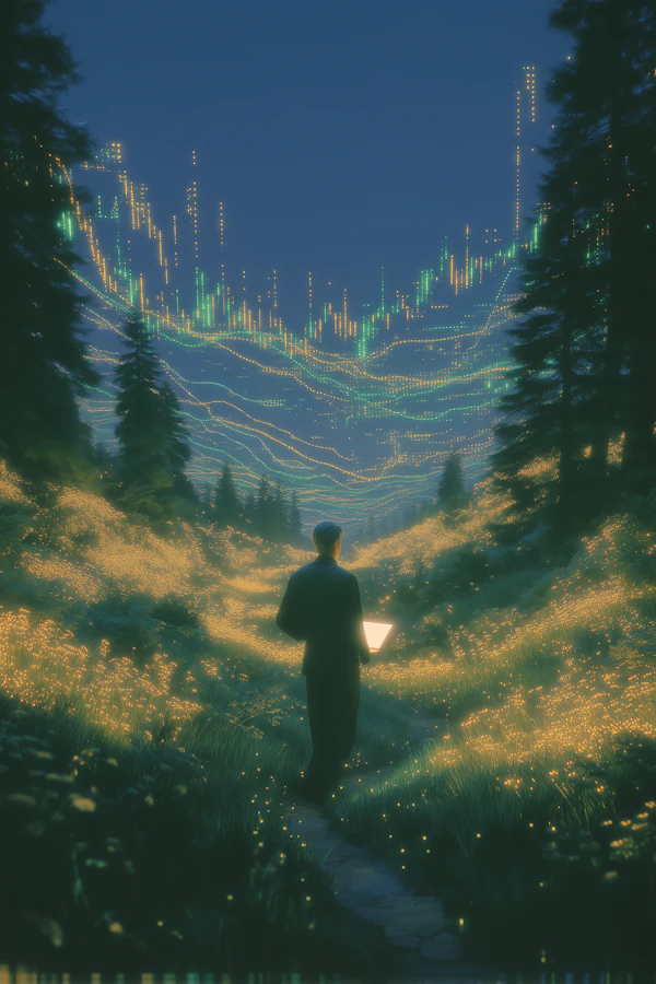 Dreamlike Tech Meadow