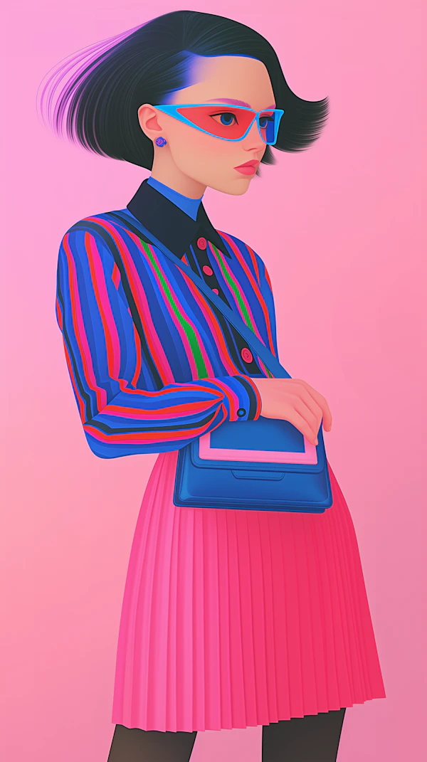 Vibrant Modern Portrait