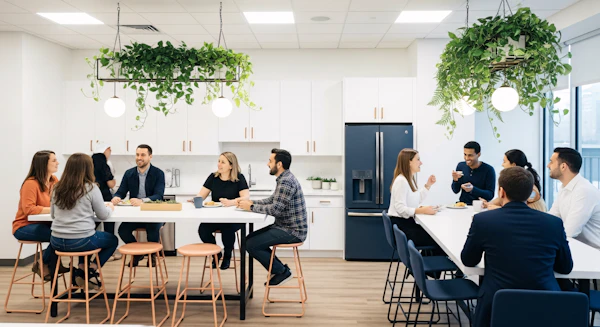 Office Kitchen Gathering