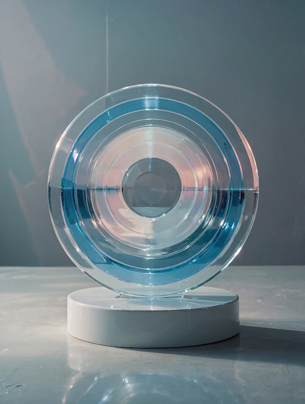 Modern Glass Sculpture
