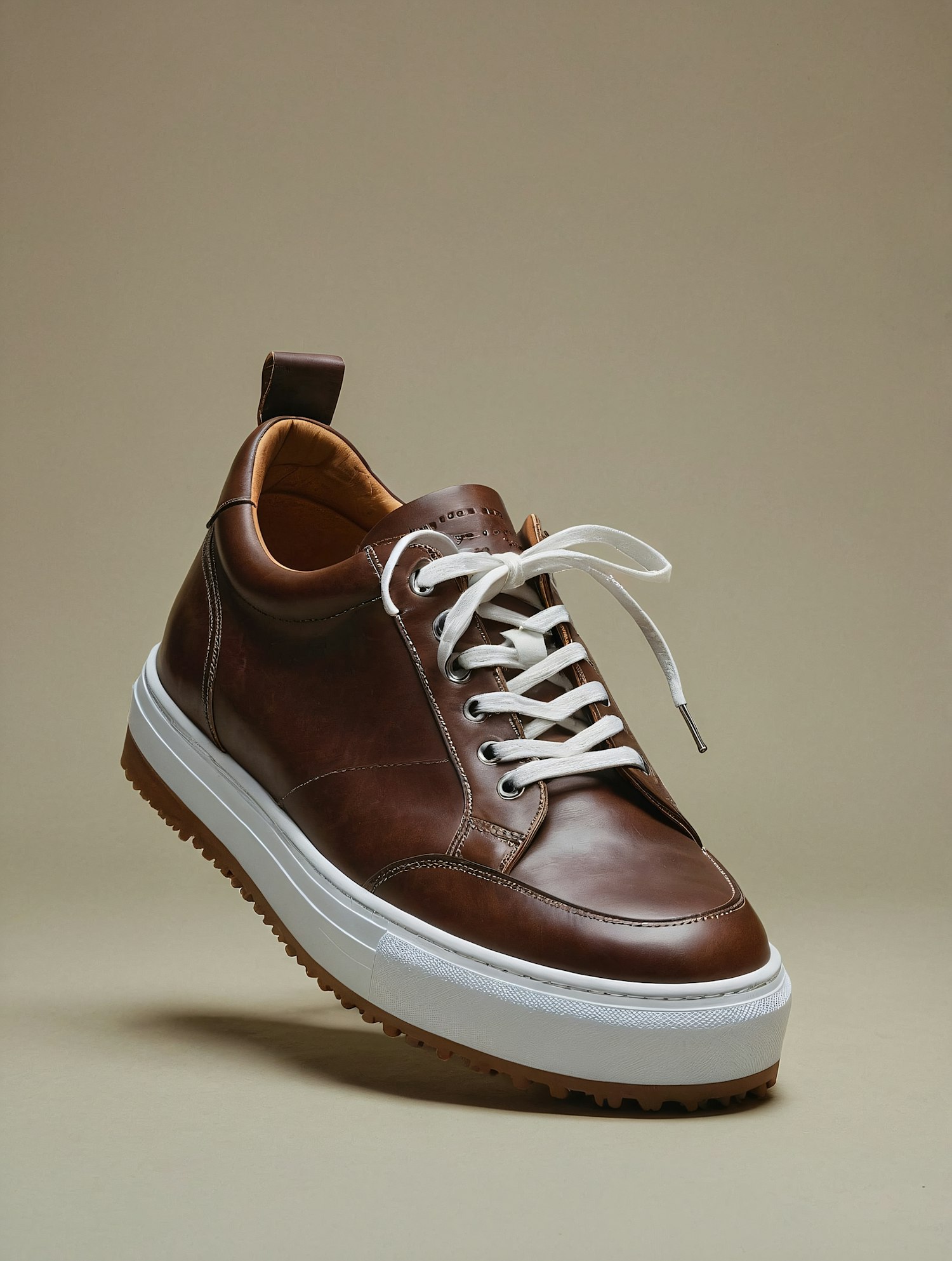 Brown Leather Sneaker