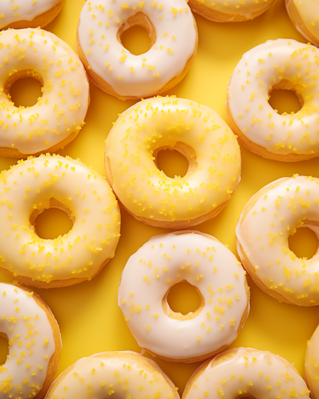 Lemon Sprinkle Uniformity Doughnuts