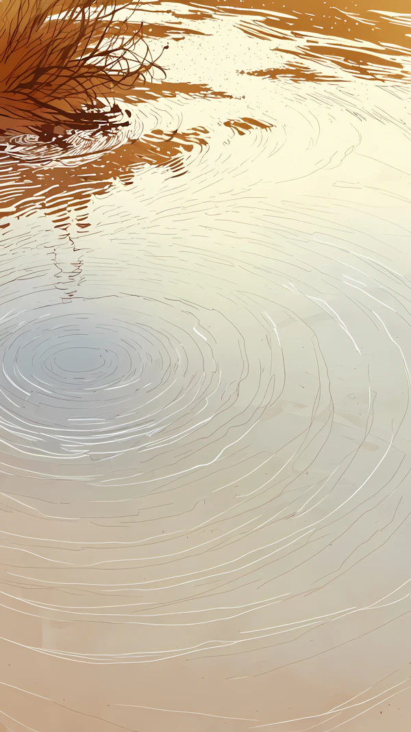 Serene Water Reflection