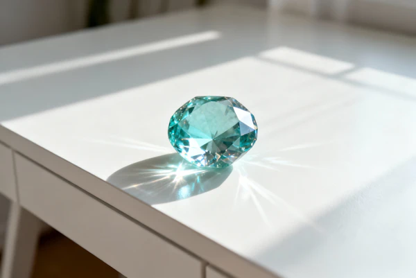 Aquamarine Gemstone Display
