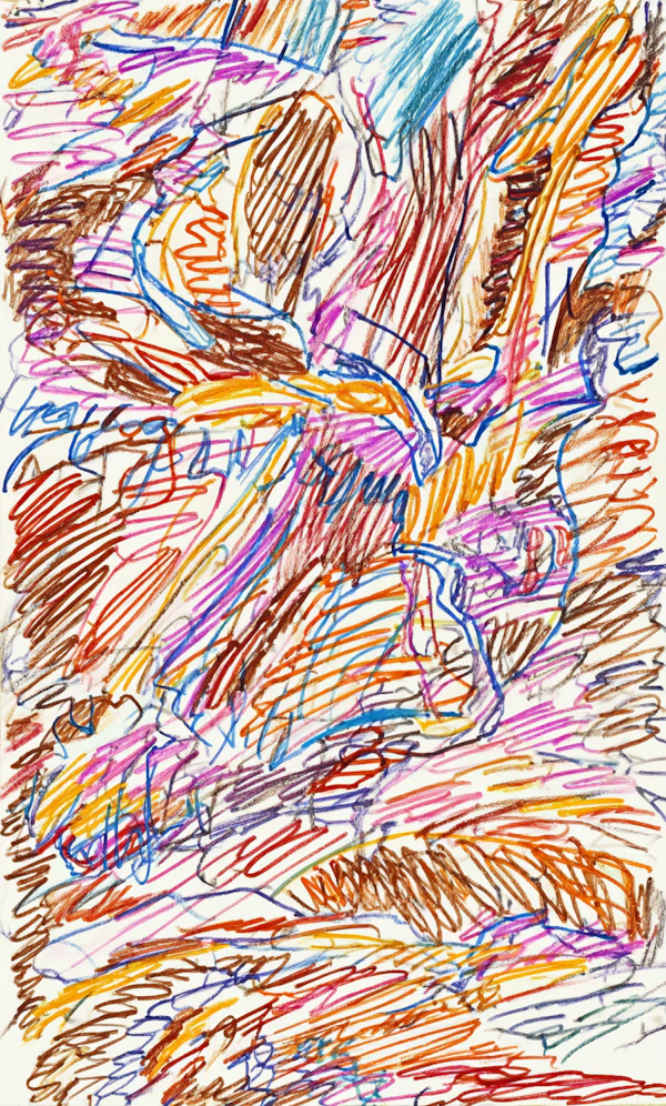 Dynamic Crayon Artwork