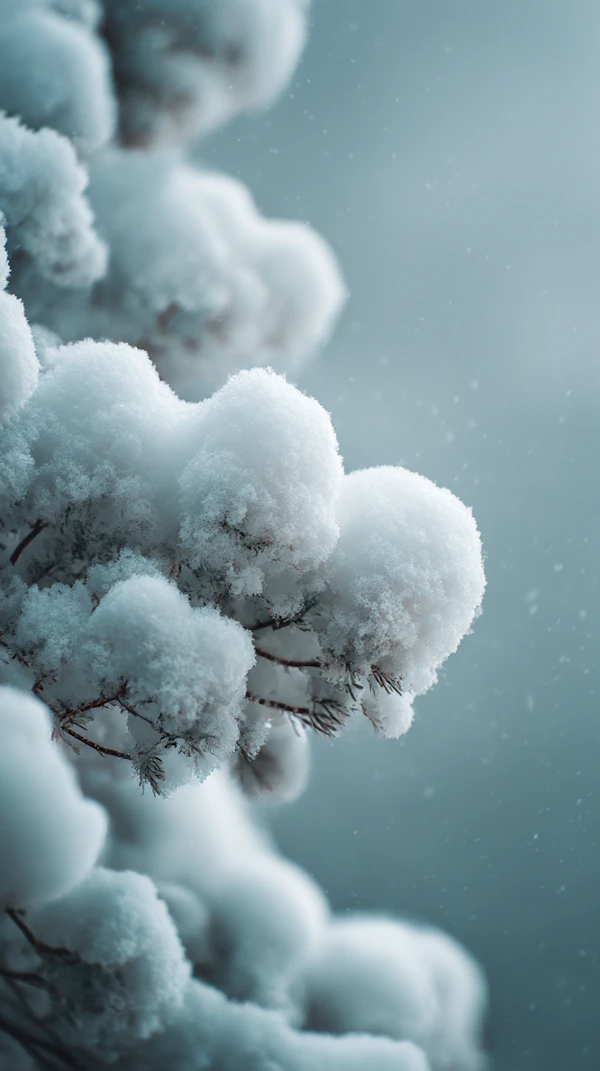 Snowy Tree Serenity