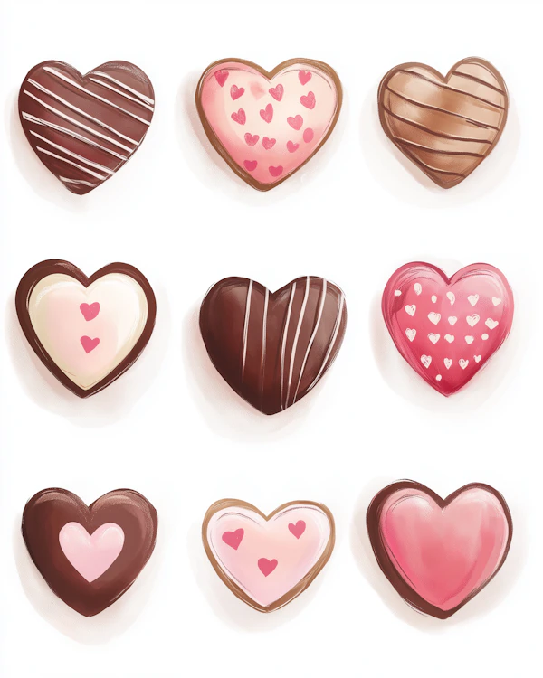 Heart-Shaped Chocolates