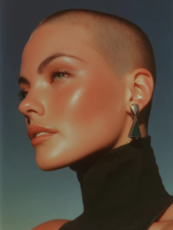 Stylish Portrait Close-Up