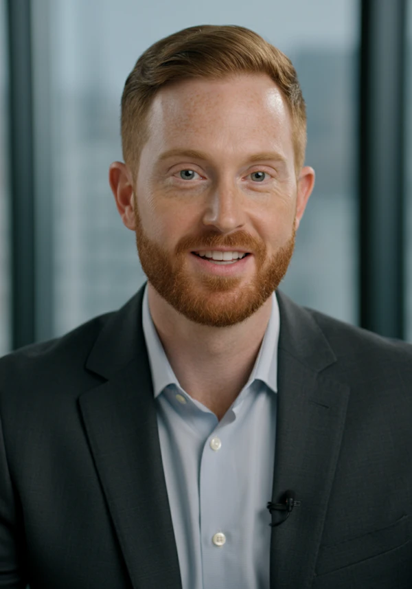 Smiling Red-Haired Man