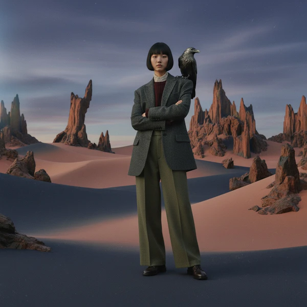 Surreal Desert Portrait